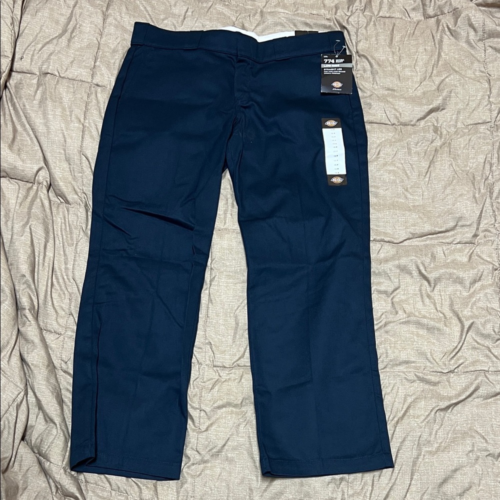 NWT Dickies Women's Original 774 Work Pants Straight Leg Low Rise Easy Care 10P